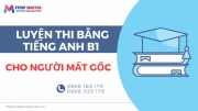 luyen thi lay bang tieng anh b1 cho nguoi mat goc ?