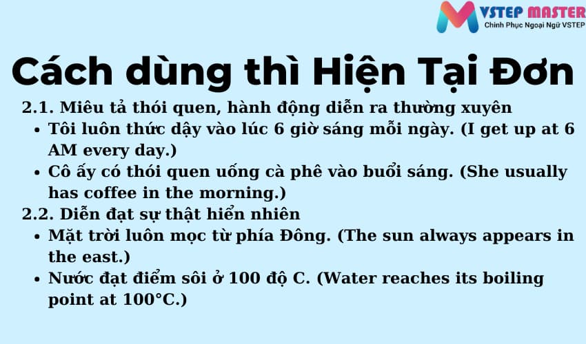 thi hien tai don  present simple    tat tan tat cong thuc dau hieu nhan biet va bai tap thuc hanh