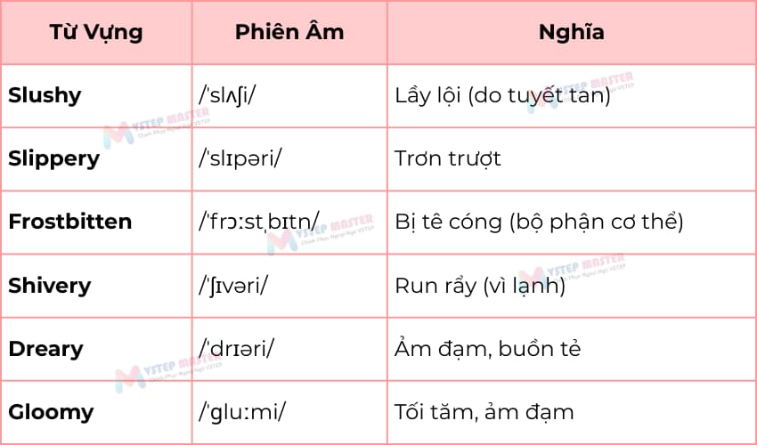 bo tui 100 tu vung tieng anh ve mua dong thong dung nhat ??