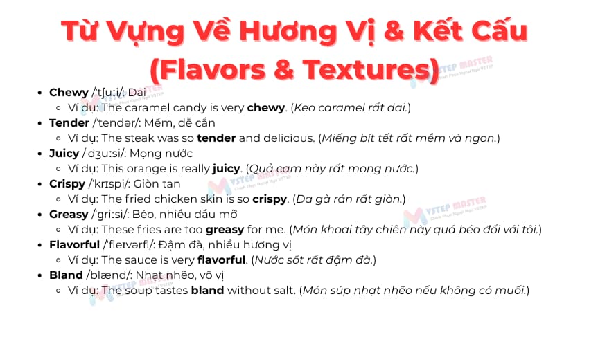 bo tui 100 tu vung tieng anh ve do an thuc uong thong dung nhat