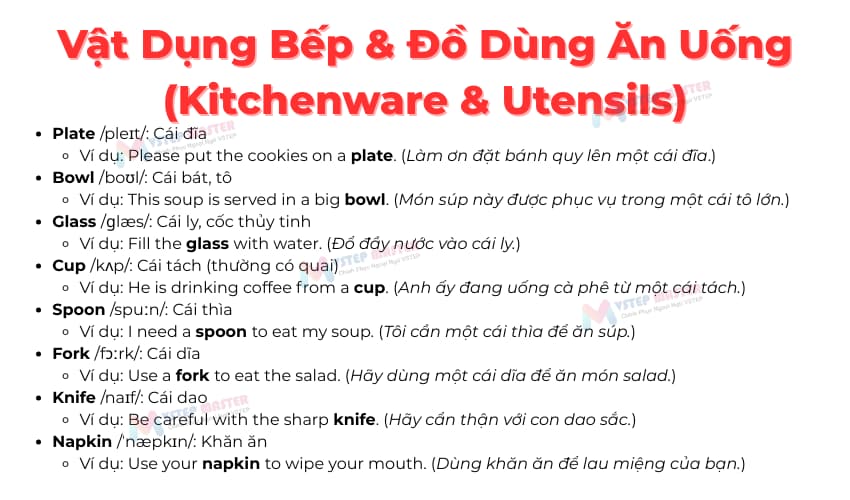 bo tui 100 tu vung tieng anh ve do an thuc uong thong dung nhat